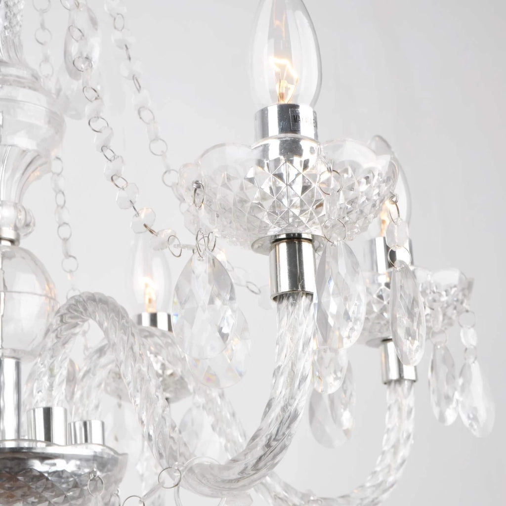LÚZETE - LAMPADA DA SOFFITTO 6 LUCI LIONETTA TRASPARENTE