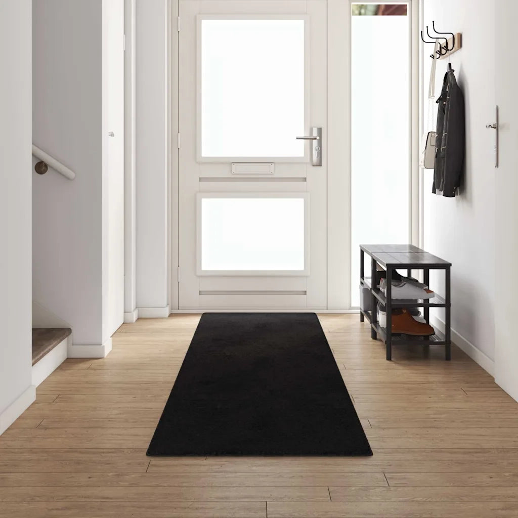 Runner in Moquette Nero 80 x 500 cm 100% Polipropilene Tuft 42011409