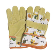 Guanto da giardino in pelle bimbo S