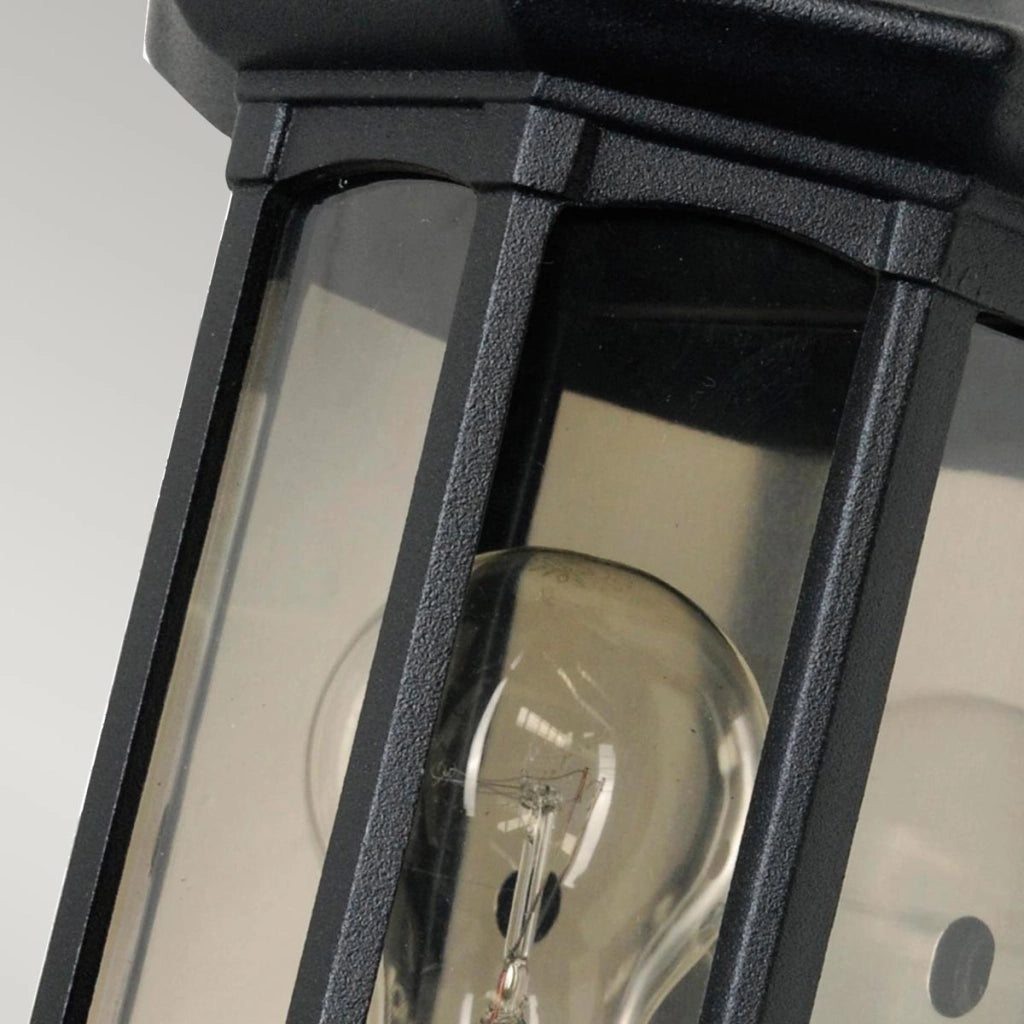 Applique da esterno classica nera E27 60W Newbury Garden Zone