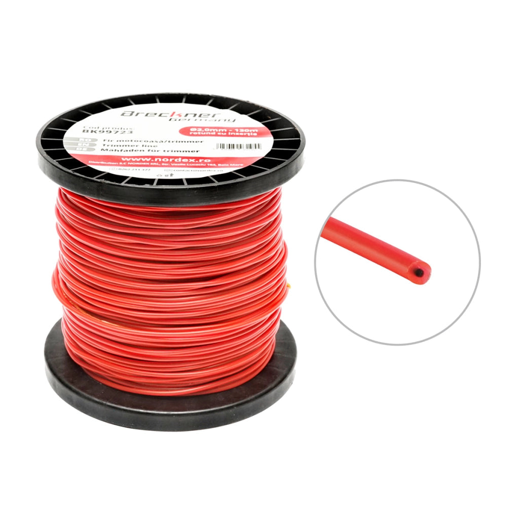 Filo per decespugliatore tondo, 2,0 mm x 130 m Breckner Germany