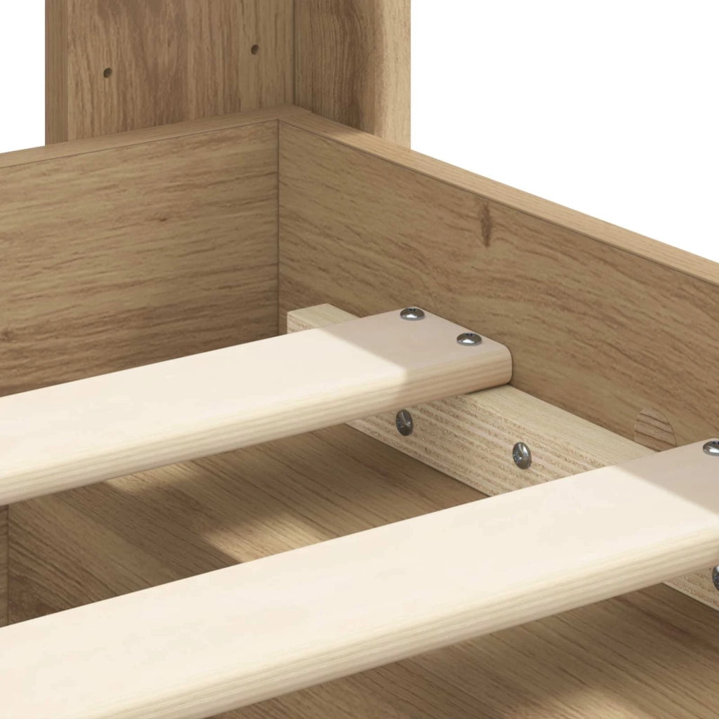Letto da camera | Struttura del letto con stoccaggio e testata 3 pcs