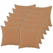Federa 12 pcs HEERLEN Beige 45 x 45 cm Bouclé 910440