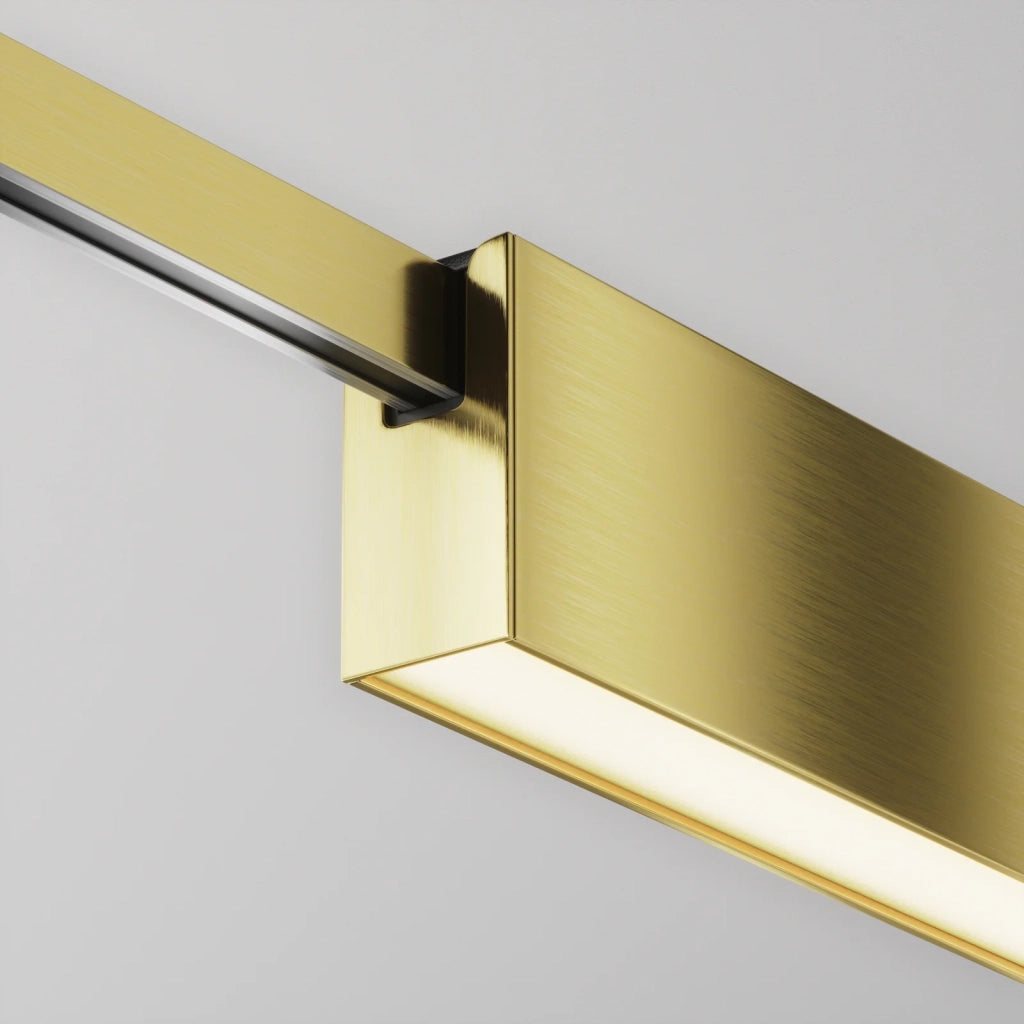 Maytoni Lampada da binario moderna Flarity 1 luce LED integrato ottone alluminio