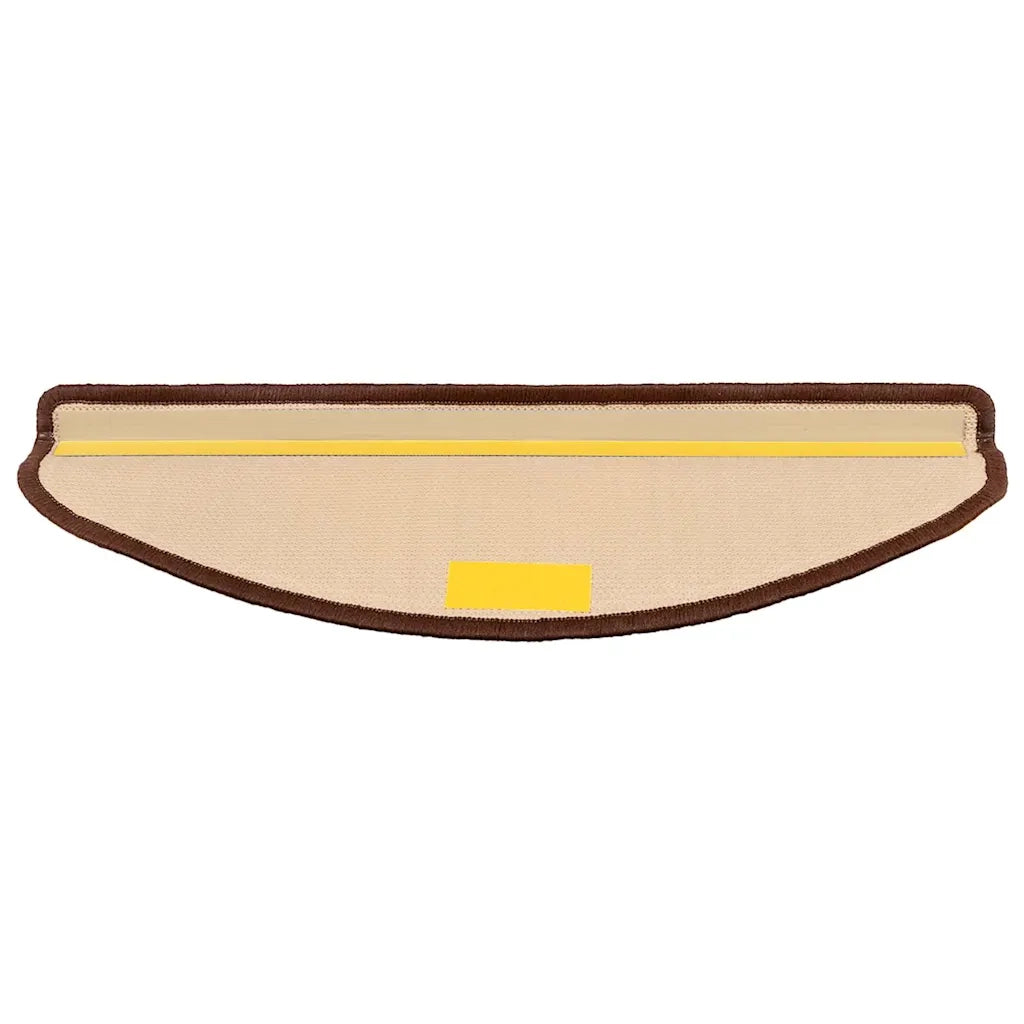 Tappetini per Scale Autoadesivi 10pz 65x21x4 cm Marroni 149837
