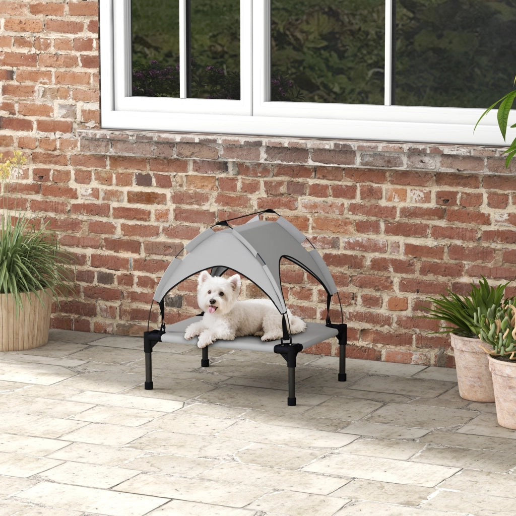 Cuccia per Cane con Tetto ¨C Minimal ¨C Grigio Chiaro 61x46x63 cm