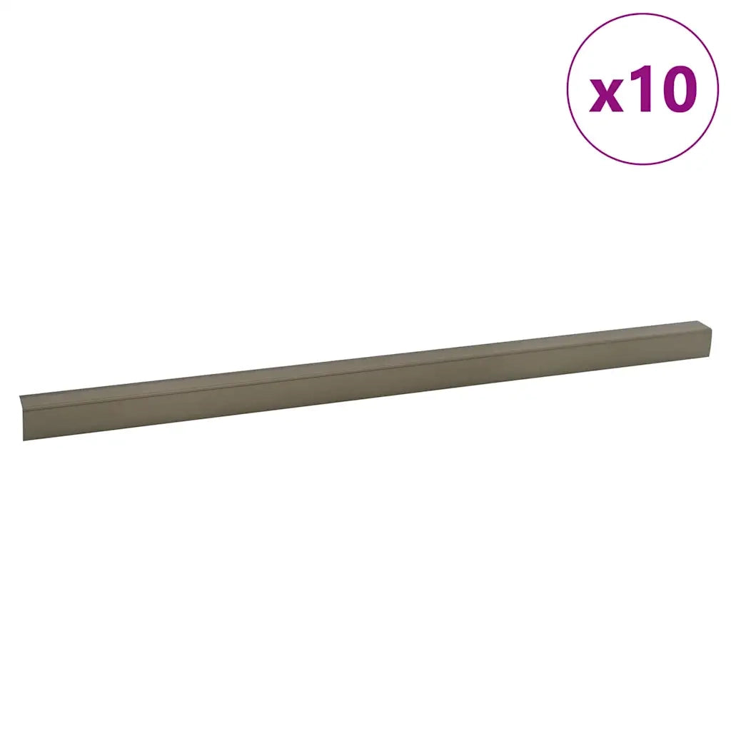 Paragradini 10 pcs Champagne 67 x 3 x 2 cm Alluminio 4015926