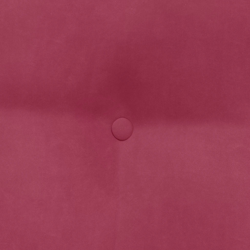 Cuscino per Schiena Rosso Vino 60 x 24 x 50 cm Velluto 42014405