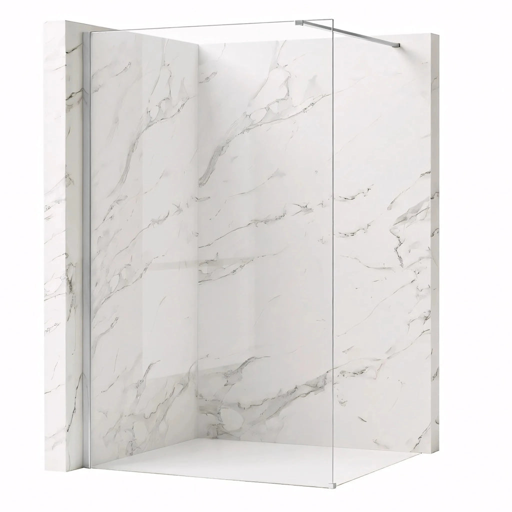 Parete Doccia Rea Flexi Transparent / Chrome 110
