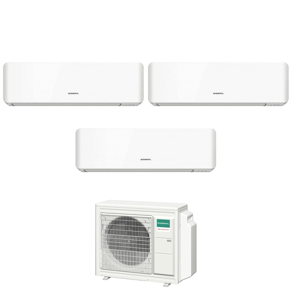 Condizionatore Trial Split General Fujitsu Standard KM 7+7+14 con AOHG24KBTA3 R-32 Wi-Fi Integrato