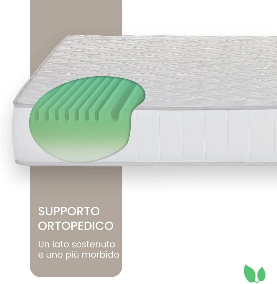 Materasso matrimonale memory 160x190 alto 20 cm antiacaro e antibatterico Farmarelax