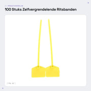 Etichette di sicurezza autoadesive 100 pezzi - Etichette di sicurezza con marca da bollo - Etichette di identificazione per bagagli e cavi - Etichette di sicurezza zip tie stabili - Etichette di sicurezza con marca da bollo pull tite