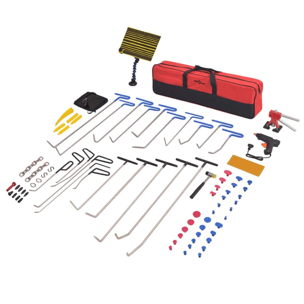 Kit di riparazione ammaccature senza vernice da 87 pezzi attrezzi per officina in acciaio inossidabile 02_0004004