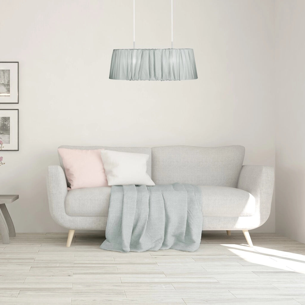 Lampadario Rabalux Pixie Ø70 grigio menta 2xE27 IP20