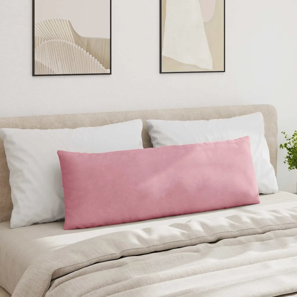 Cuscini da Divano 2 pcs Rosa 120 x 40 cm Tessuto in Cords 42013803