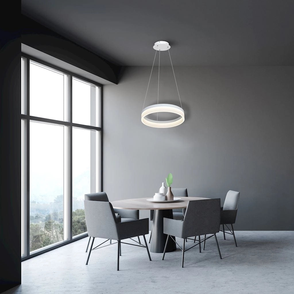 Lampada a sospensione Milagro Ring Ø40 24W 4000K bianca