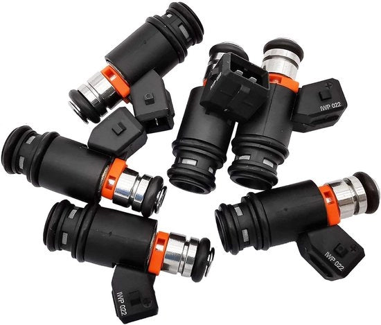 Kit di iniettori di carburante 6 pezzi - Dispositivo di iniezione carburante - Motore V6 - 2.0L/2.8L - Adatto per Golf/Je tta/EuroVan - 1997-2003 - Iniettori di carburante