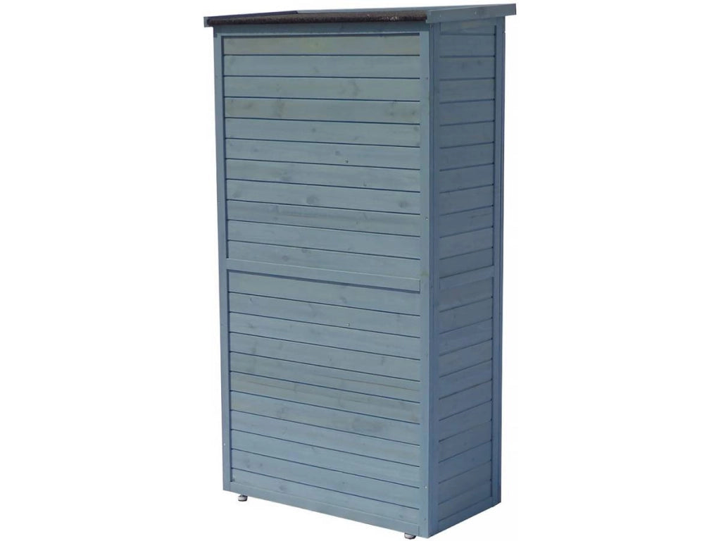 Armadio da giardino SPACE - 87 x 46.5 x 160 cm - Azzurro