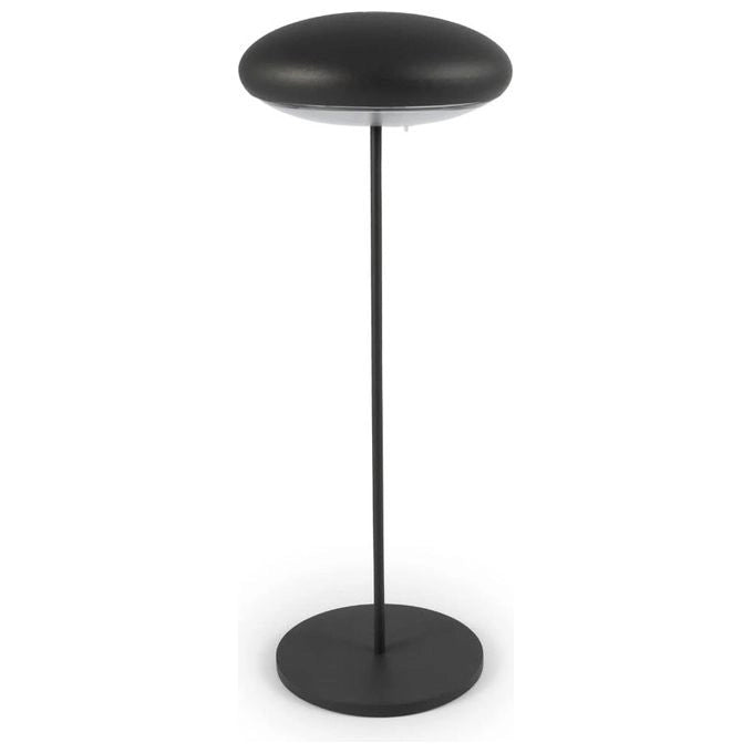 Broggi 4110217001 Nuvola Lampada da Tavolo LED Portatile Ricaricabile con Luce Calda Dimmerabile IP54 colore Antracite