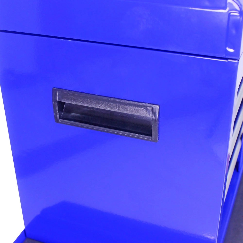 Cassettiera Mobile con Ruote e Ripiani Regolabili ¨C MINIMAL ¨C Blu, 5 Cassetti