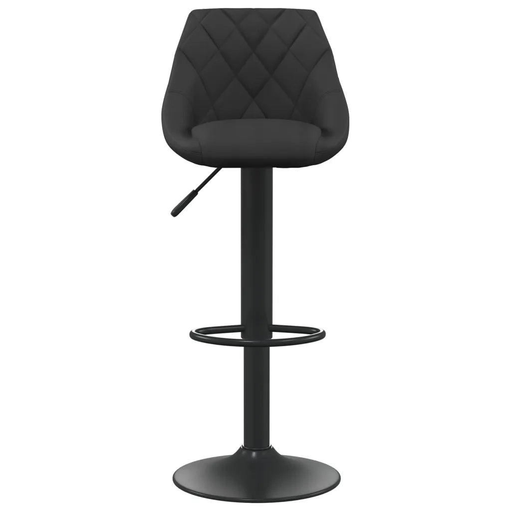 Sgabello da Bar Nero in Velluto 335335