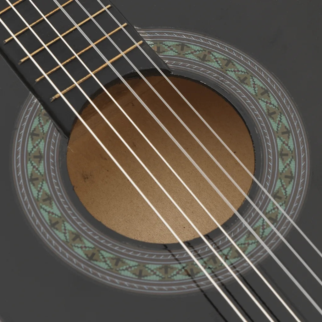 Chitarra Classica per Principianti e Bambini Nera 1/2 34" CFW8298840