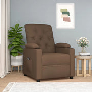 Poltrona Elettrica Reclinabile Marrone in Tessuto 3098843