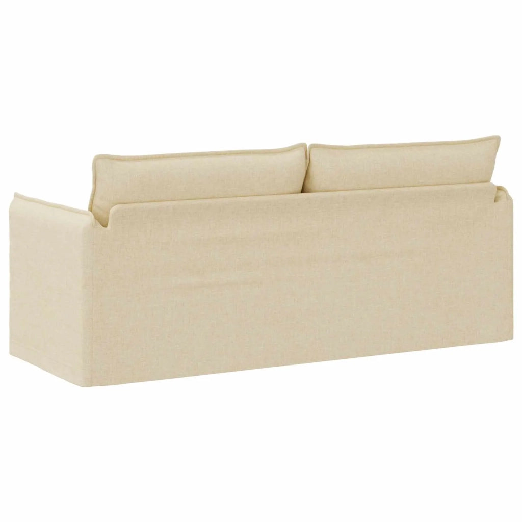 Divano Crema 196 x 82 x 85 cm Tessuto 42024530