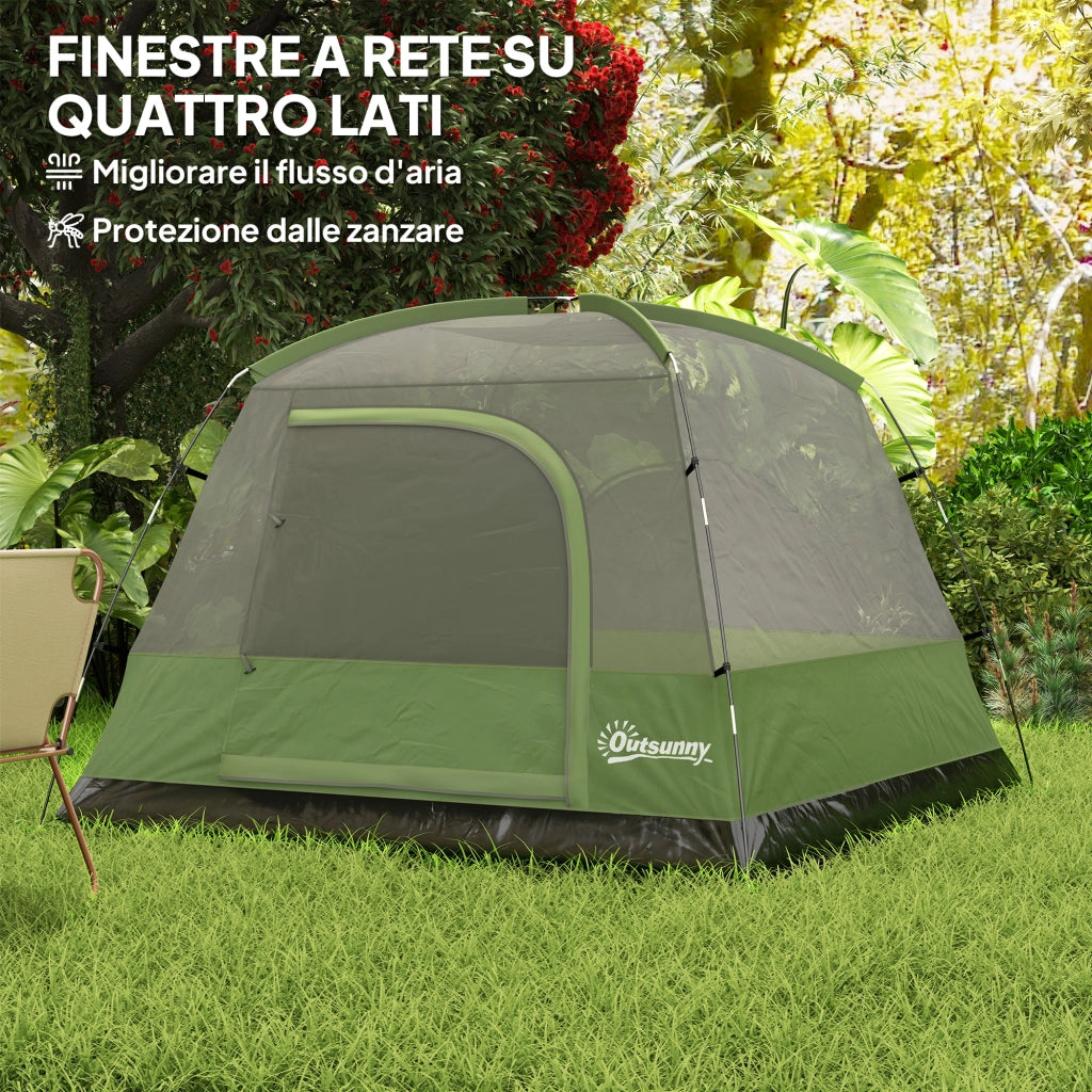 Tenda da Campeggio ¨C Minimal ¨C Verde 2x2x1.35m