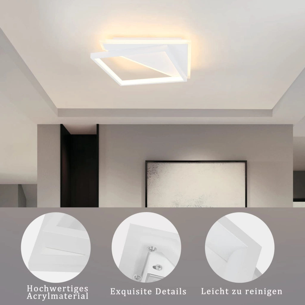 ZMH Lampada da soffitto a LED con telecomando e cambio colore