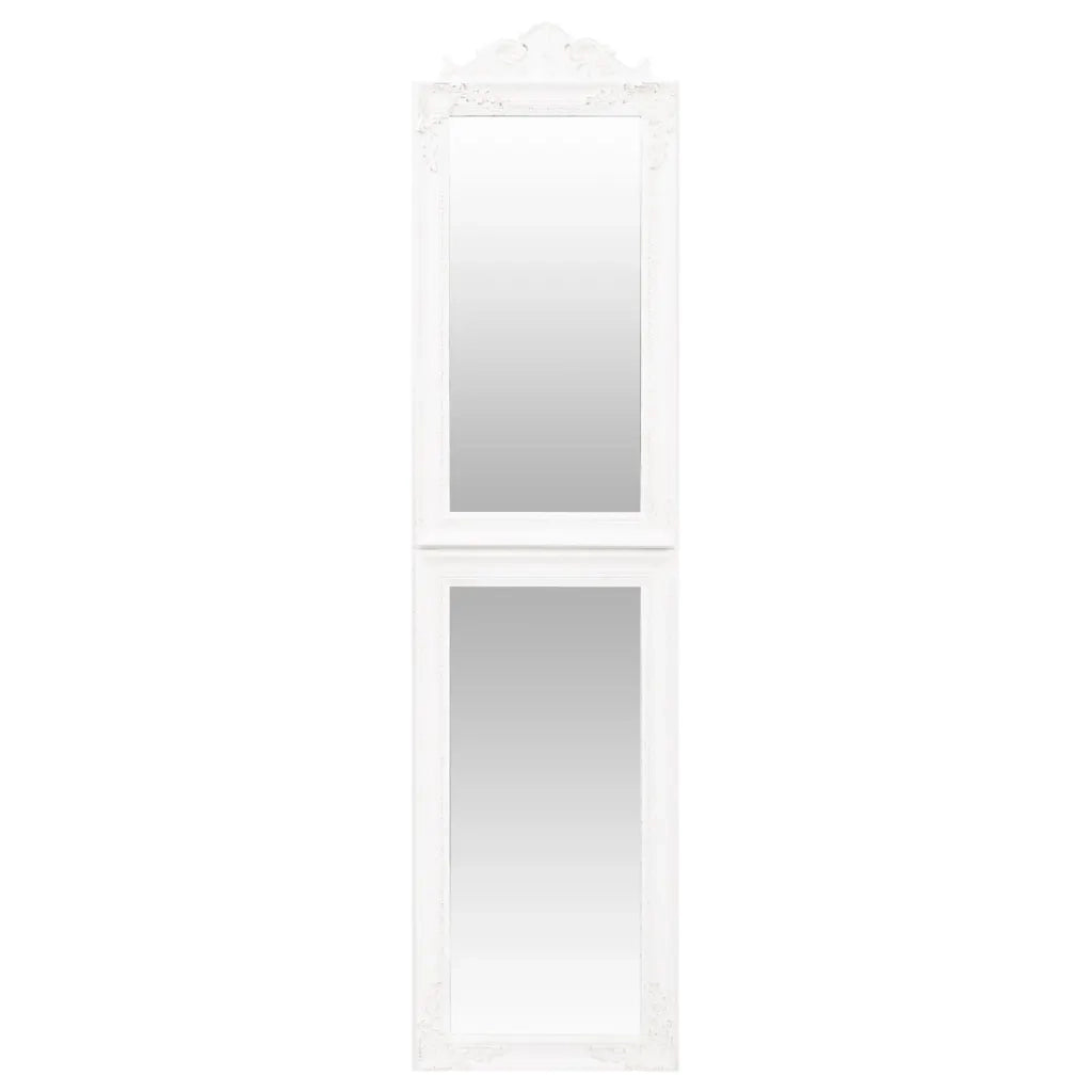 Specchio Autoportante Bianco 50x200 cm 351528