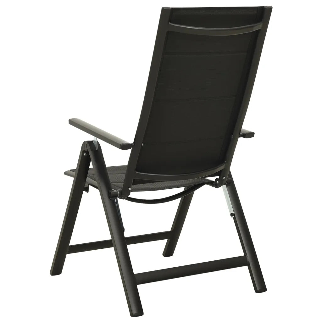 Set Mobili da Pranzo per Giardino 7 pz in Alluminio Antracite 3070638