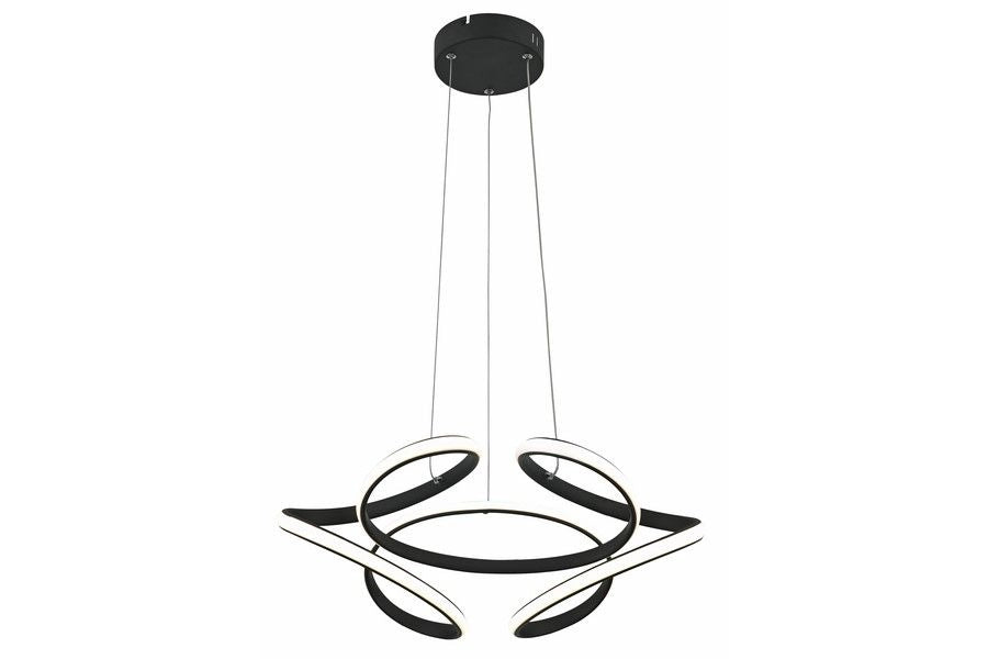 Lampada a sospensione LED Narida nera 40W Reality