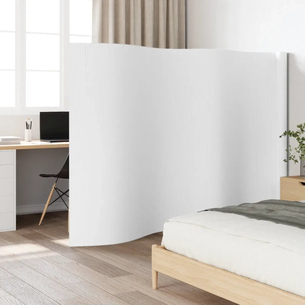 Divisorio Ambienti | Divider per stanze | Paravento Bianco Larghezza 600 cm Altezza 165 cm in Bamb¨´