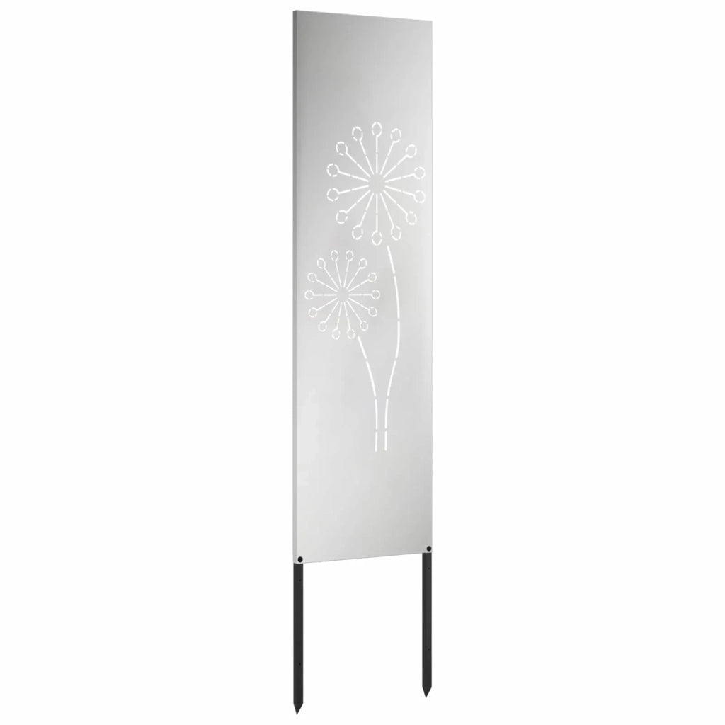 Schermo per privacy in giardino Traforo Argento 32 x 140 cm 876236