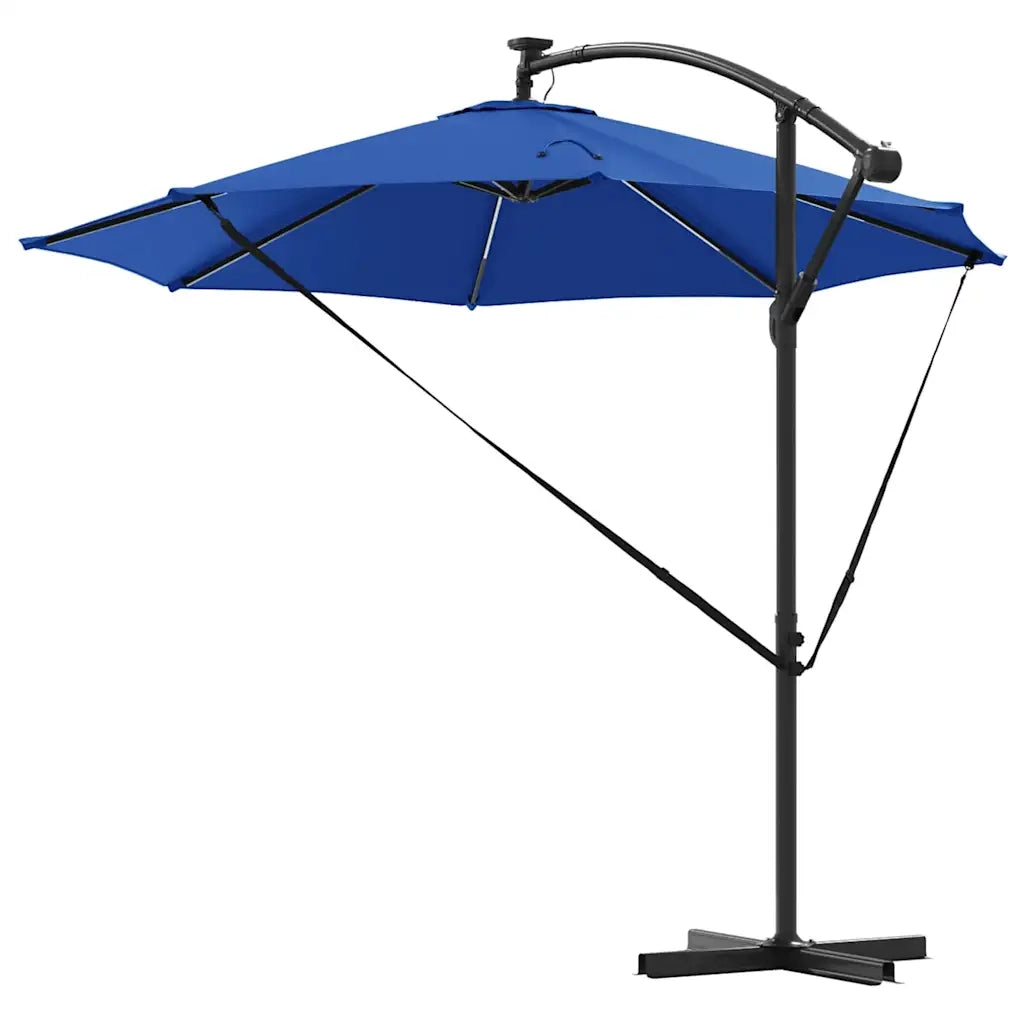 Ombrello | Parasolne Azzurro 294 x 294 x 248 cm Poliestere e Alluminio