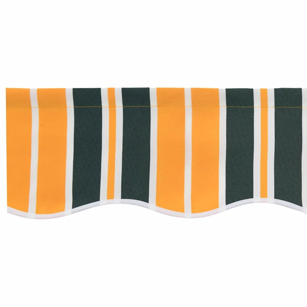 Tenda a Braccio Verde e giallo 280 x 20 cm Tela 42000800