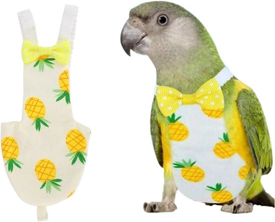 Luogo di Accompagnamento per Uccelli Ripiegabile - Costume da Volo per Uccelli - Luogo di Accompagnamento Ripiegabile per Animali Domestici (M - Giallo)