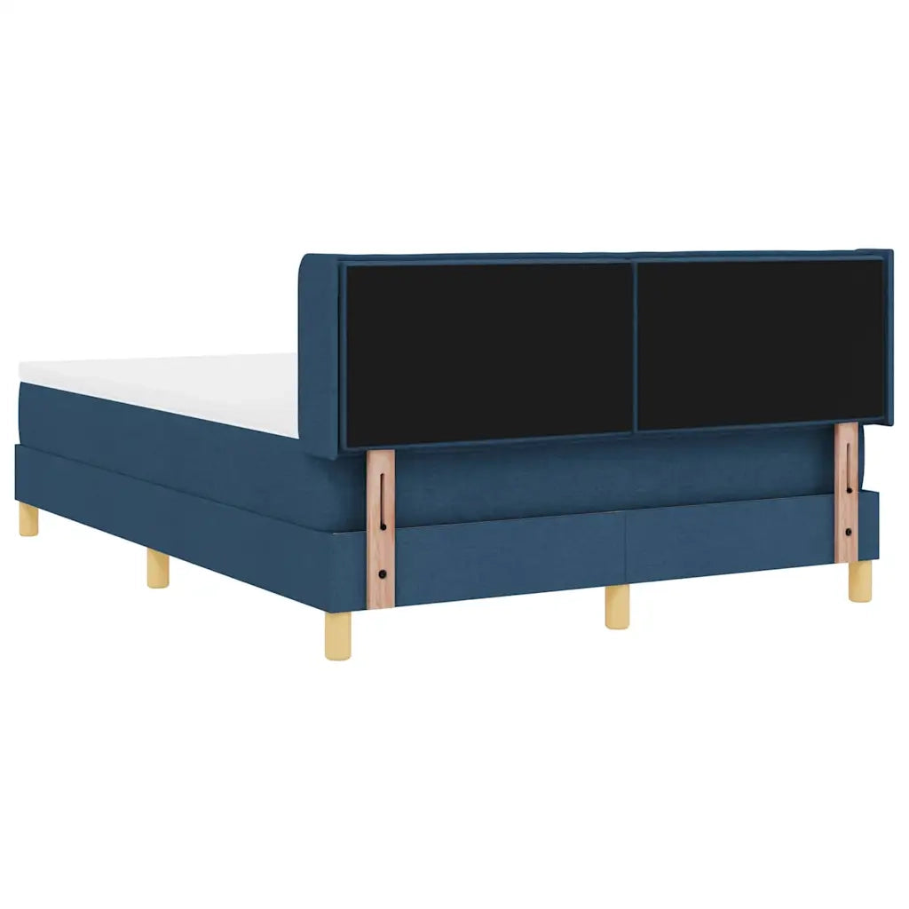 Letto a molle con materasso Blu 200 x 140 cm Tessuto 3341236