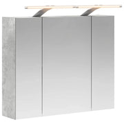 Mobiletto per specchio da Bagno | Armadio da bagno Grigio cemento