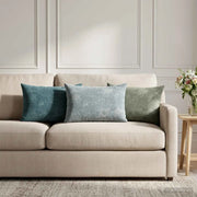 Federa 6 pz HEERLEN Blu 30 x 50 cm Tessuto Chenille 907794