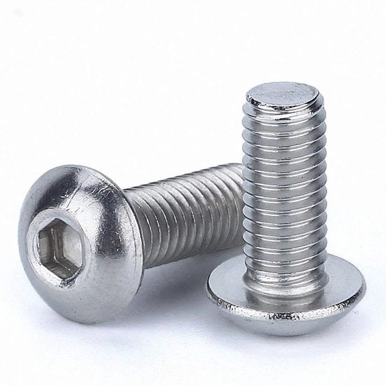 Viti A2/304 in acciaio inossidabile - Viti a ingranaggio - Viti a testa di dado - Viti a dado a 6 facce 3.0 mm - Resistenti alla corrosione - Viti a ingranaggio con dado a 6 facce
