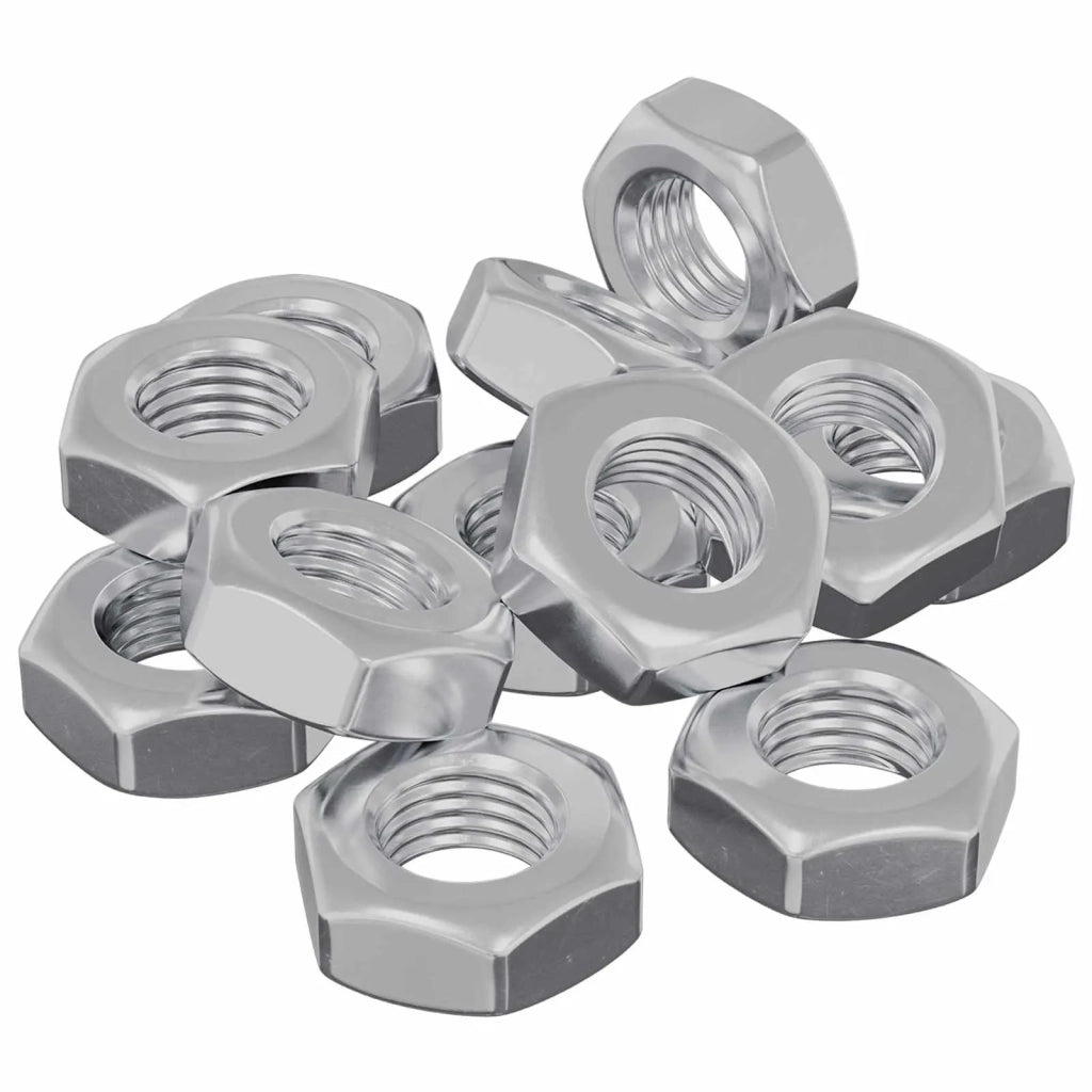 Dado esagonale 12 pcs Argento m8 Metallo 864470