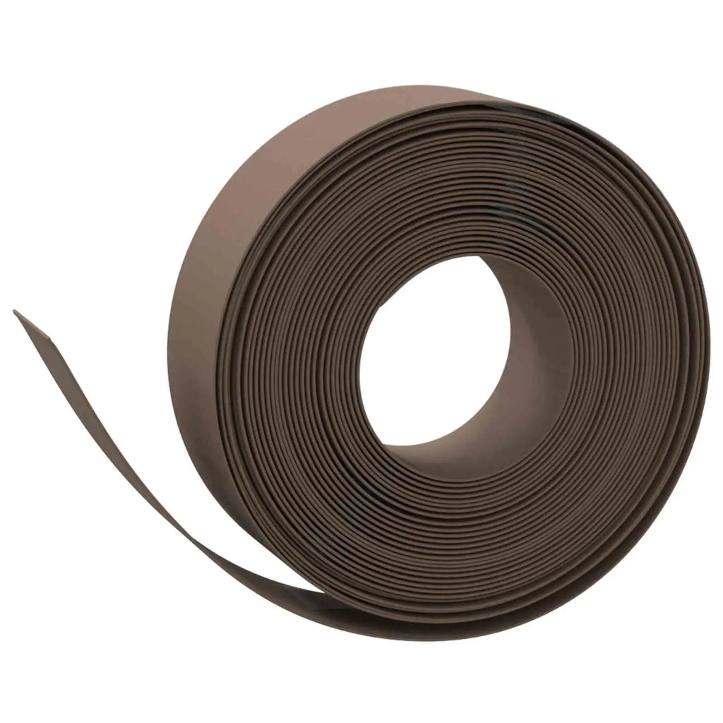 Bordatura per giardino 25 m 15 cm PE Marrone 42036850