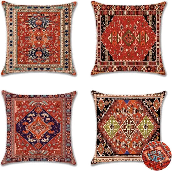 Set di cuscini decorativi impermeabili da interni e esterni, 45 x 45 cm