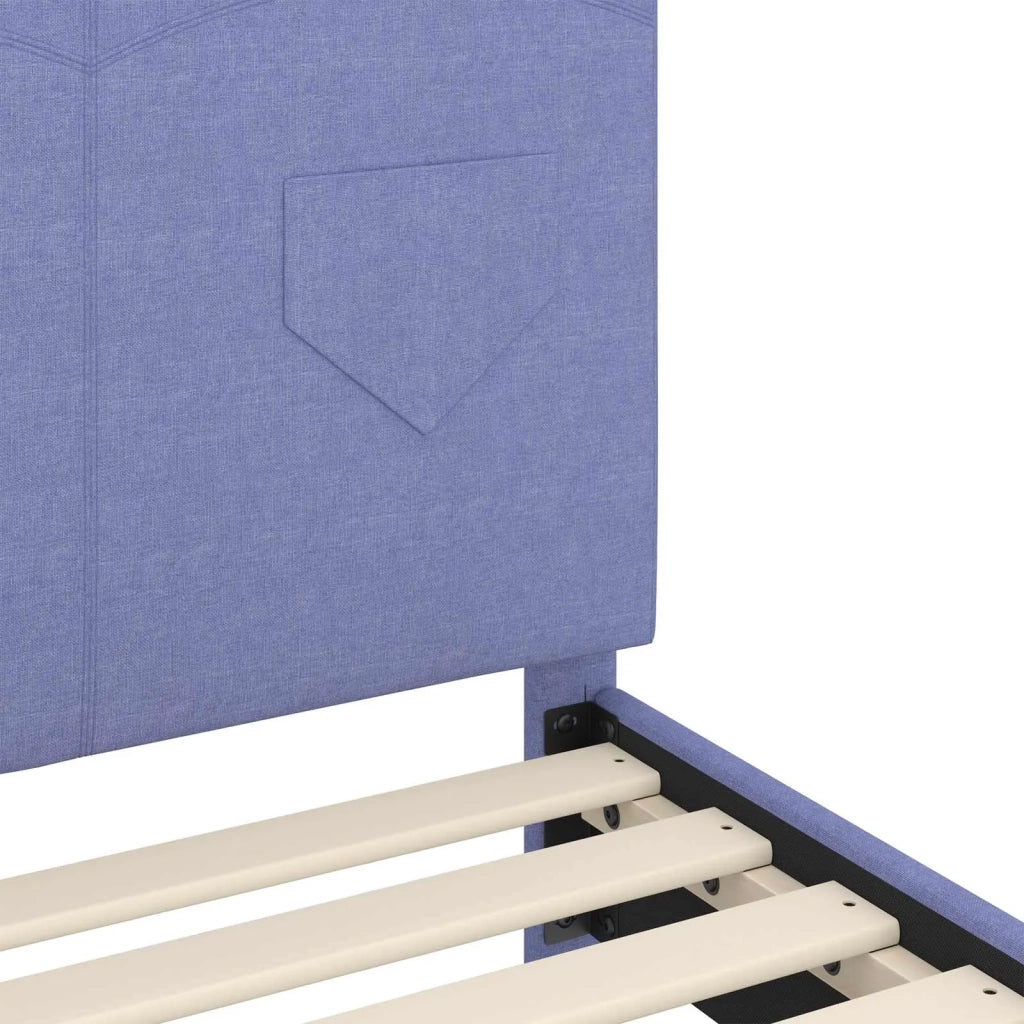 Struttura letto bambini con testata-Giroletto per bambini Blu jeans 80 x 200 cm 572409