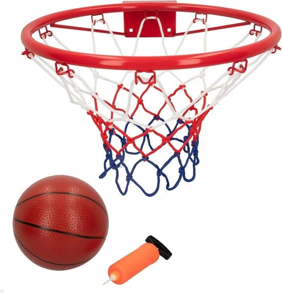 Cestello da basket per bambini - Giocattolo esterno con pallone (49995)