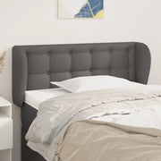 Testiera ad Orecchio-Testata con Orecchie Grigia 83x23x78/88 cm in Similpelle 244834