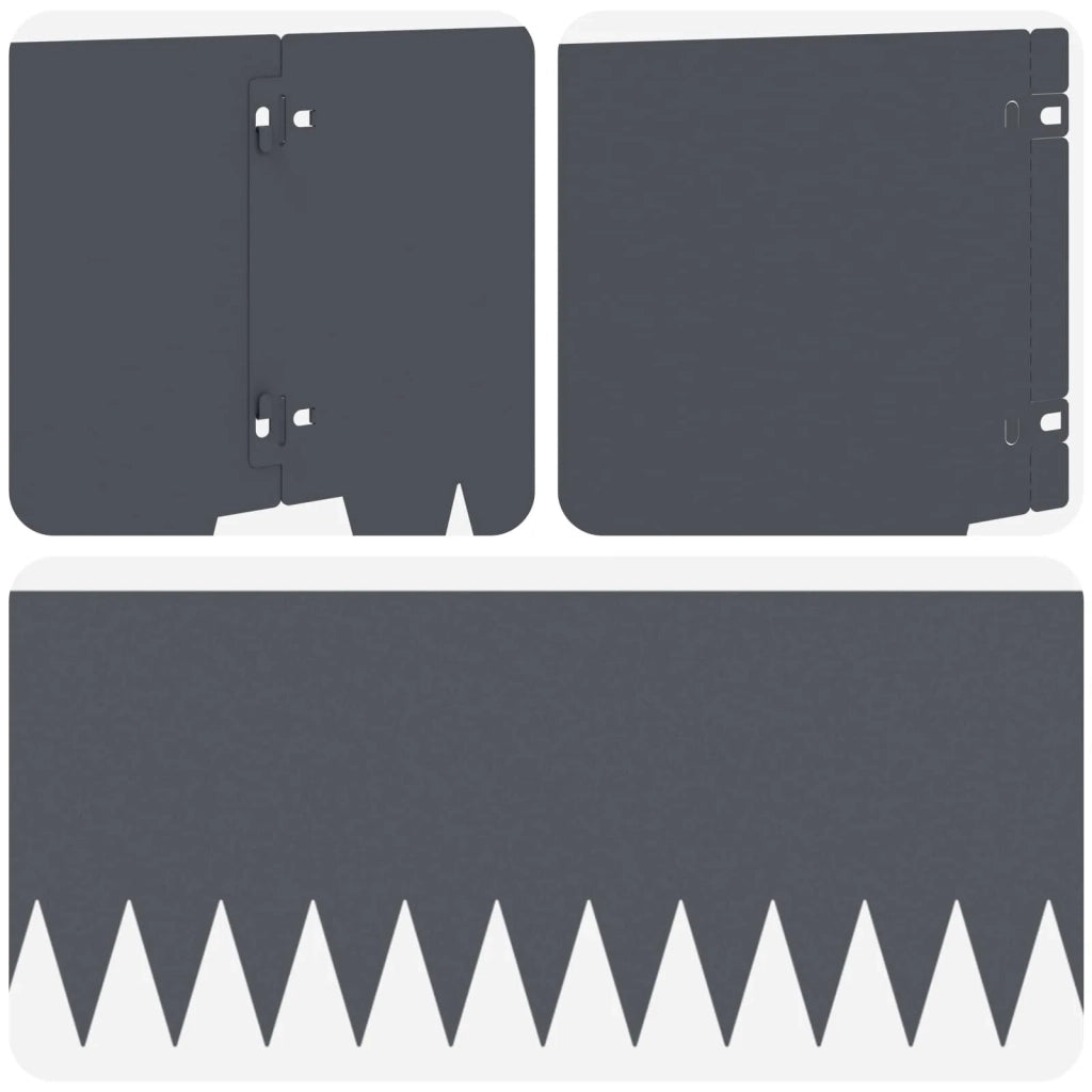 Bordura per Prato 30 pcs metallo 8008295