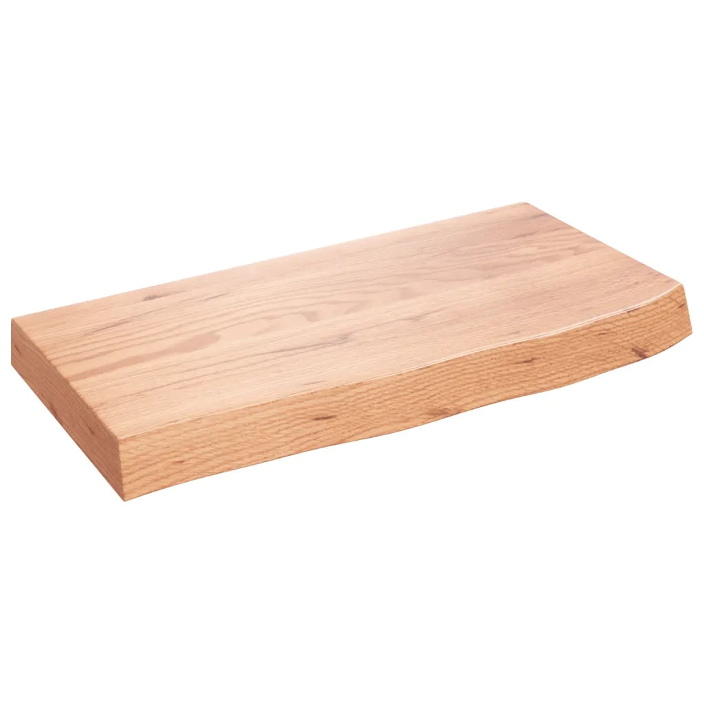 Piano Bagno Marrone 60x30x(2-6) cm Legno Massello Trattato CFW1656494